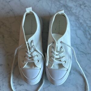 Madden girl white sneakers size 7.5